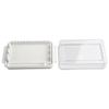 Butter Box Cheese Storage Box 16.5*9.5*5cm PP With Transparent Lid Butter Cut Cheese Refrigerator High Quality