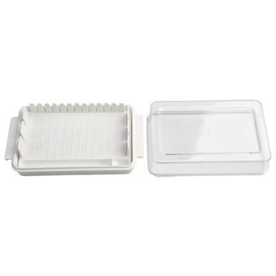 Scatola per Burro Scatola per Conservazione Formaggio 16,5*9,5*5 cm PP Con Coperchio Trasparente Taglia Burro Formaggio Frigorifero Alta Qualità