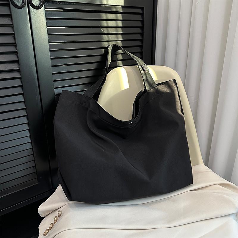 Large Capacity Canvas Tote Bag Women Street Style Casual Shopping Handbag