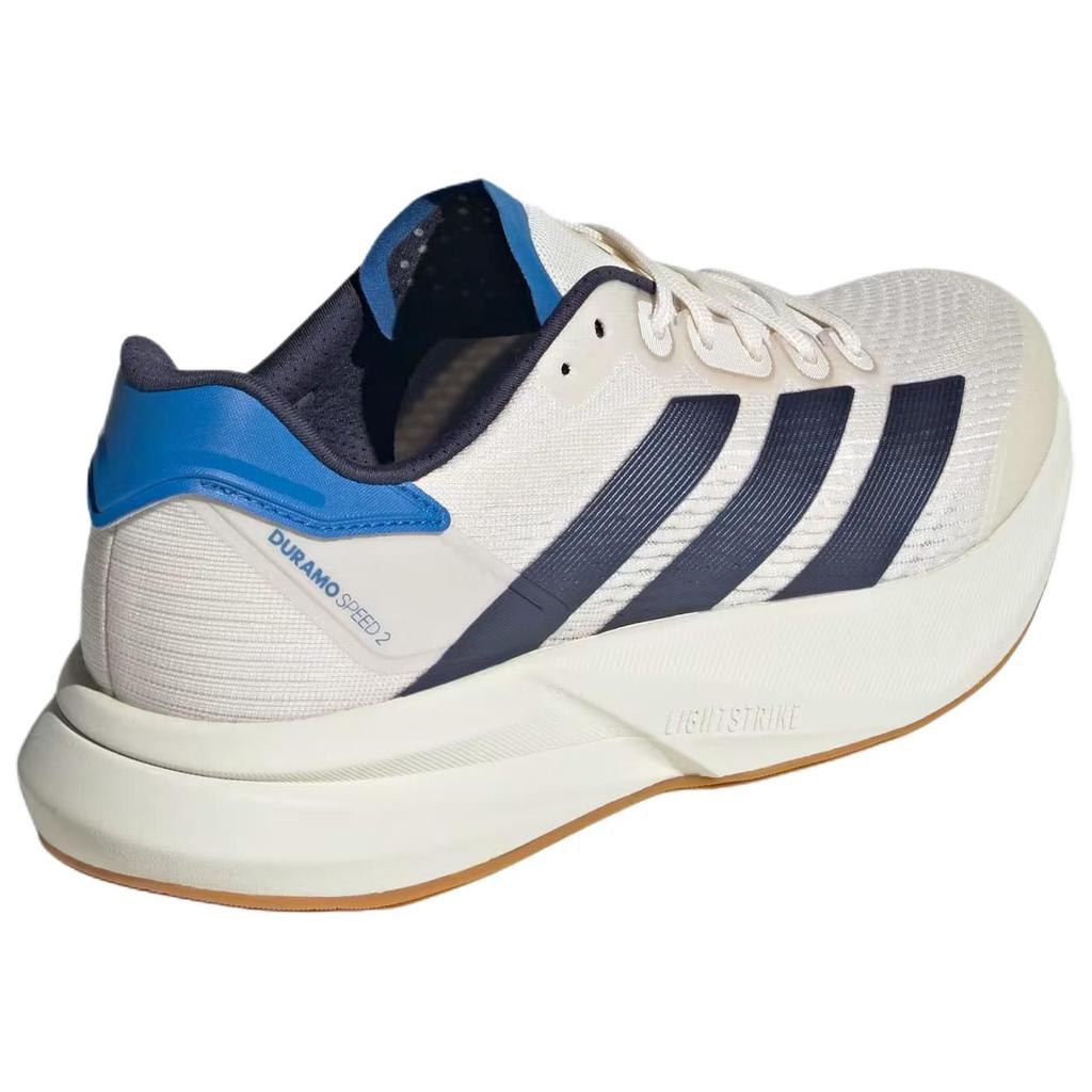 adidas Duramo Speed 2 Comfortable Breathable Support Lightweight Training Running Shoes Men's White Blue JP9223
