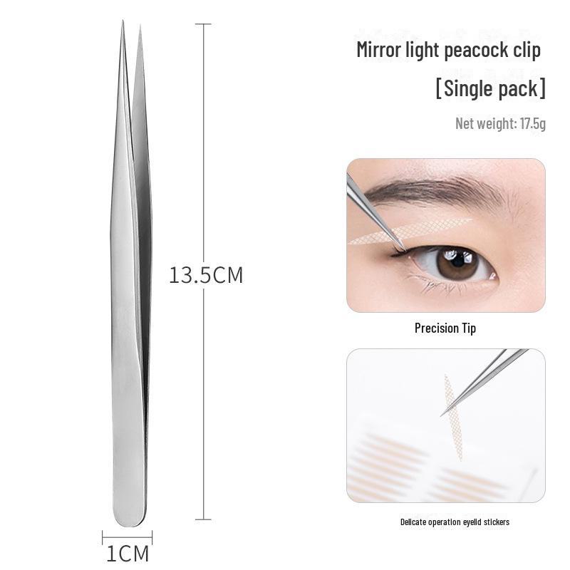 Goldfeder Falsche Wimpern Pinzetten Set - Grafting & Curling Beauty Tools