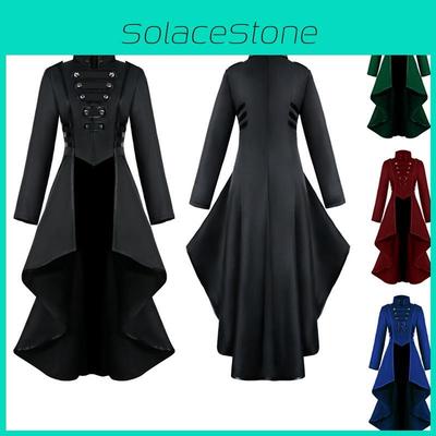 Luxurious Women Vintage Medieval Tuxedo Gothic Tailcoat For Role Playing And Halloween