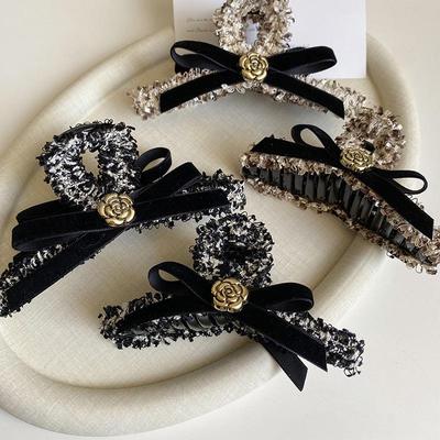 High-Grade Camellia Hair Clip - Autumn & Winter Chic French Style