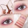 AGAG Lucky Koi Butterfly Eyeshadow Palette: 6 Earth Tone Colors in Pearl, Glitter, Shimmer, and Matte Finishes for Beginners