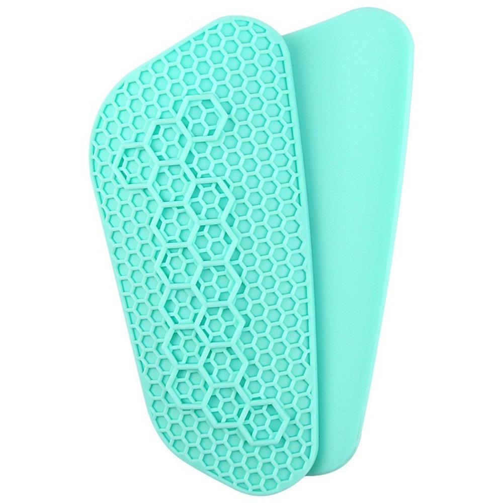 1 Pair Wear-resistant Silicone Football Shin Pad Football Protectors Pad Soccer Training