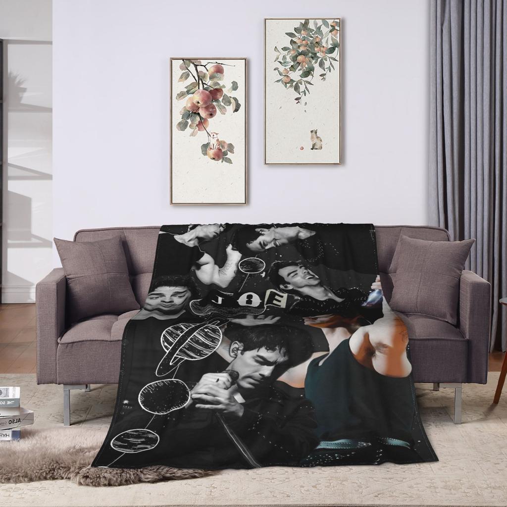 Joe Jonas Joecation Blanket Quality Warm  Throw Blanket Winter Students Living Room Pattern Bedspread