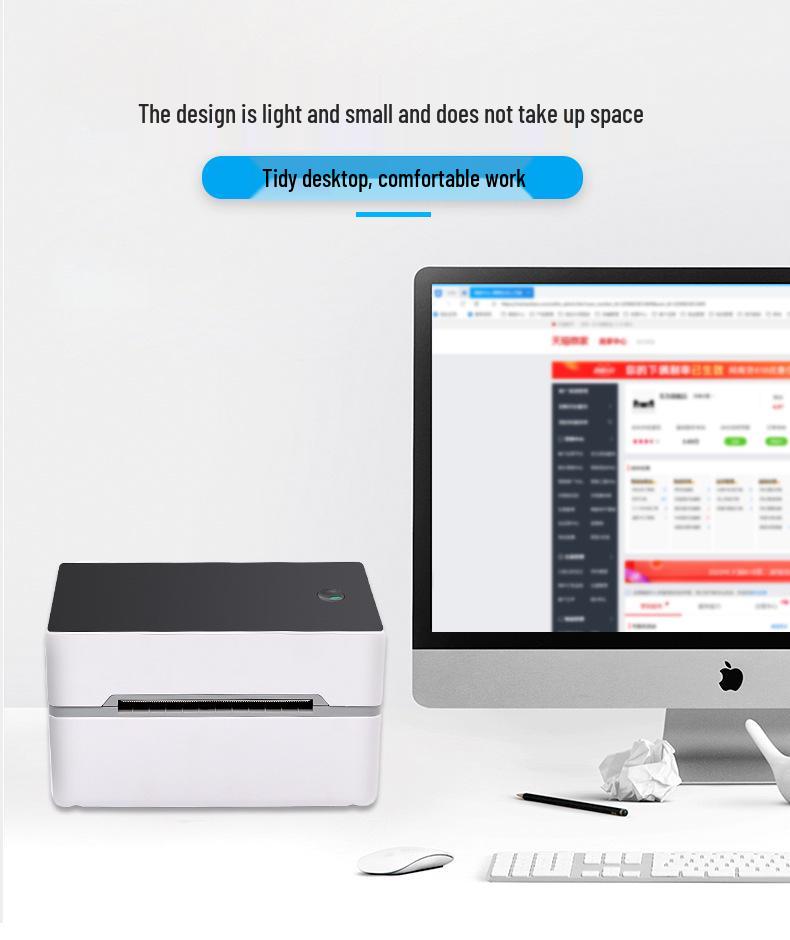 Youku TDL402 Bluetooth Thermal Label Printer for Self-Adhesive Labels and Waybills