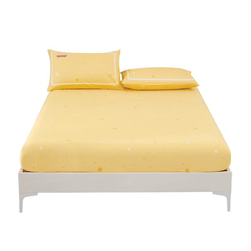 Mercury Home Textiles 100% Хлопок Антибактериальная Натяжная простыня с рисунком 120cm x 195cm