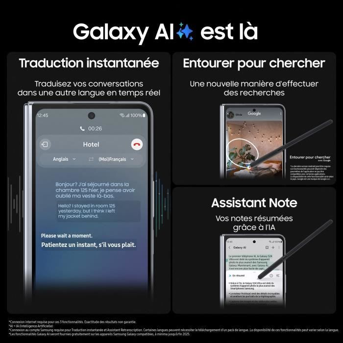 Generalüberholtes Samsung Galaxy Z Fold5 5G 12GB RAM/256GB Smartphones SIM+eSIM