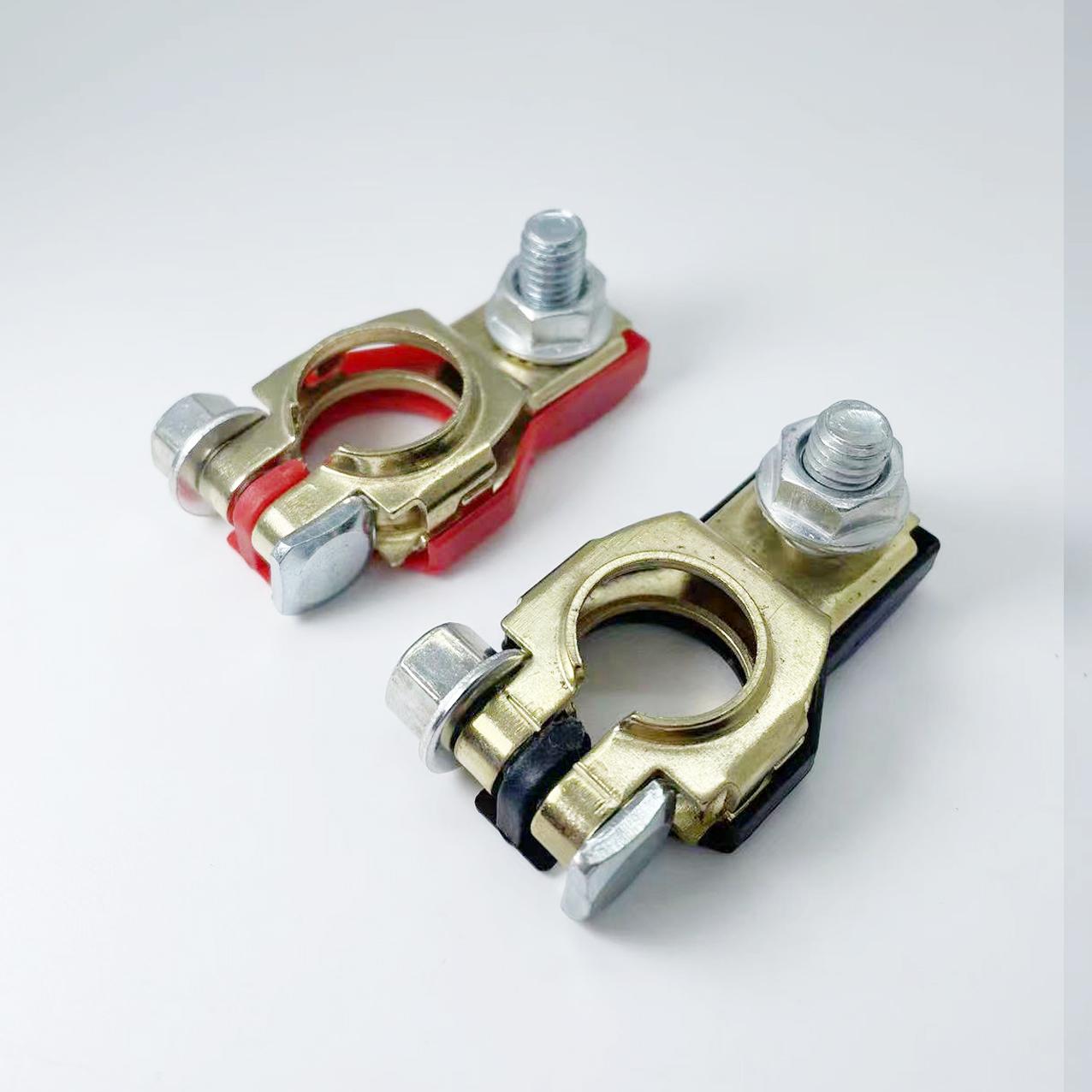 

1 пара автомобильных зажимов аккумулятора, быстросъемные клеммы, разъемы автомобильных кабелей, автомобильные аксессуары, разъемы зажимов аккумулятора