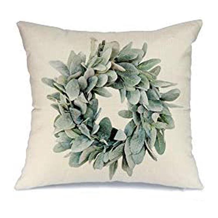 Flax Popular Pillowcase Nordic Home Decoration Pillow Office Car Cushions