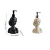 Resin Blindfold Girl Lotion Pump Vintage Bath Lotion Container Hand Sanitizer Bottle  Home Decor