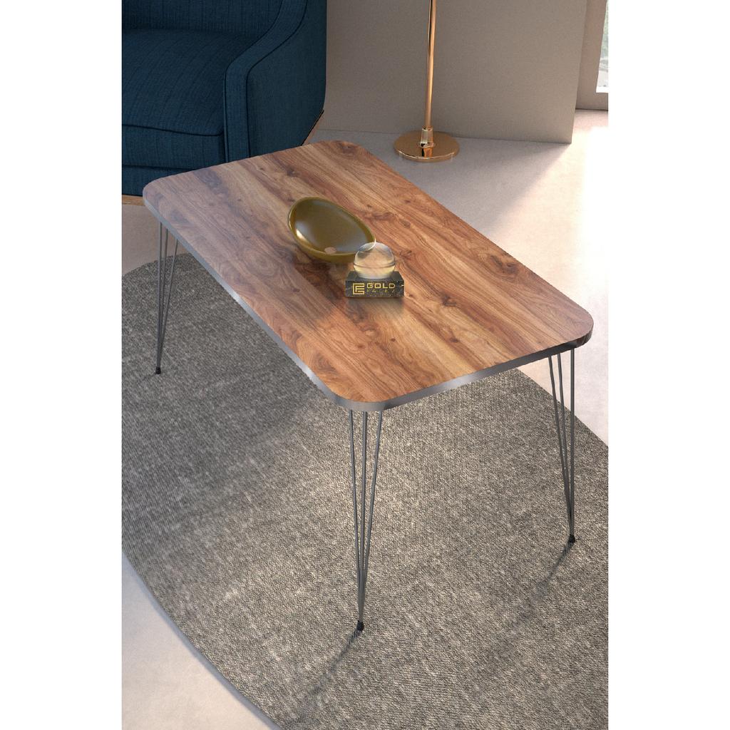 Coffee Table Square Silver Bendir Wire