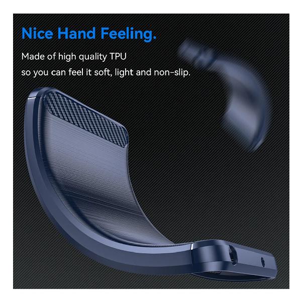 Handyhülle für Vivo Y18e, flexible TPU-Faser-Schutzhülle für Vivo Y18e