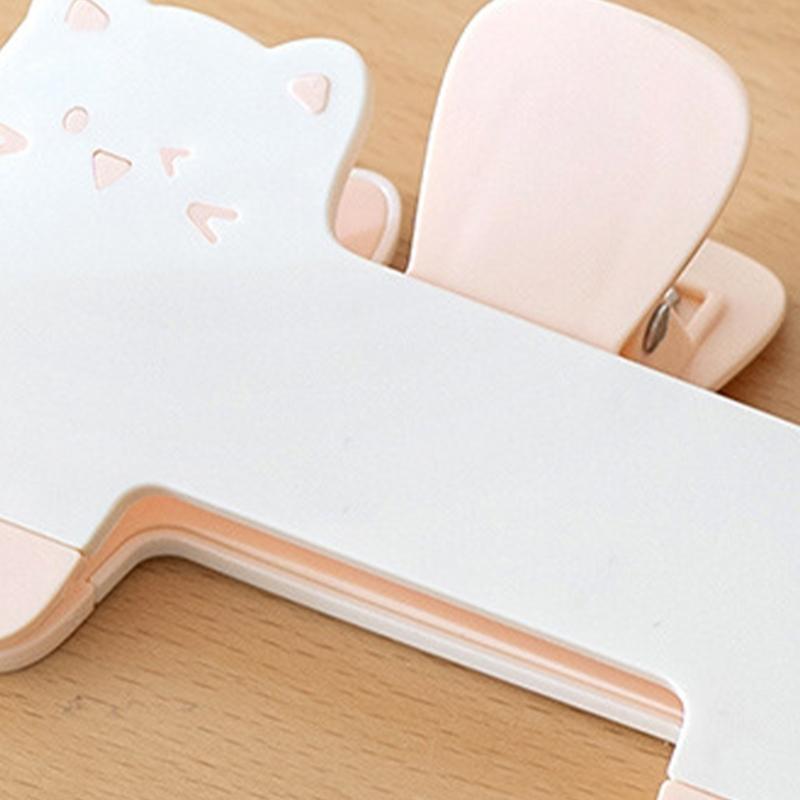 Adorable Cats Shaped Book Clip Light Weight Practical Design Book Clamp For Children Study Books Magazines Secure Grip