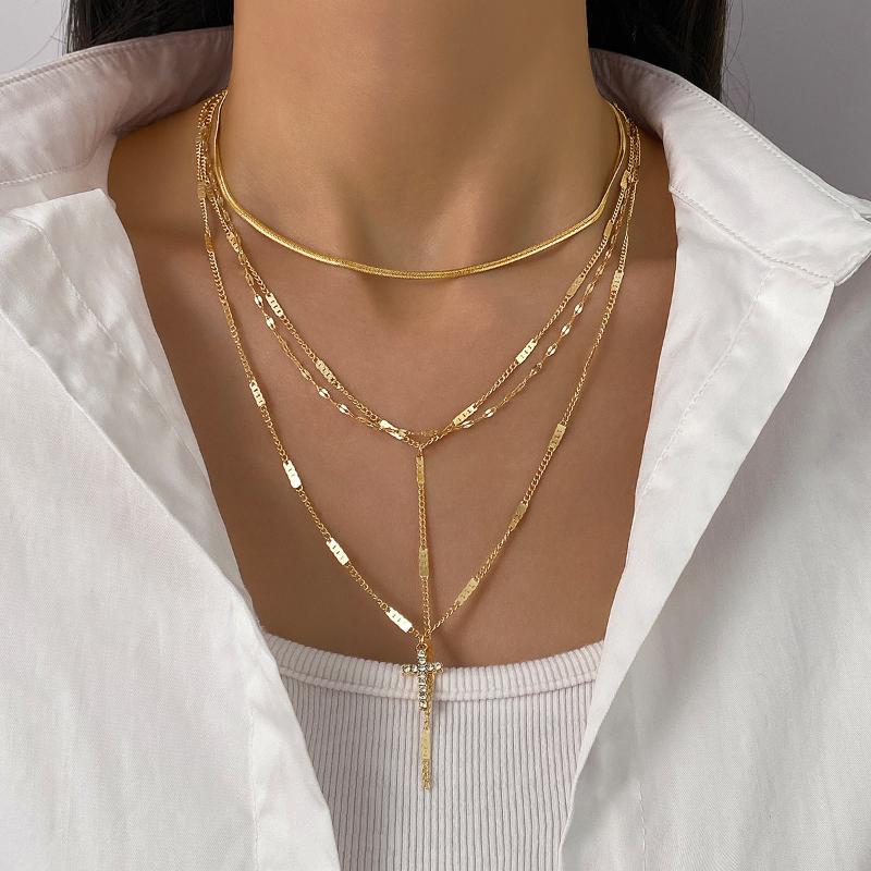 

Хип-Хоп Готический Толстый Цепной Ошейник Ожерелье Для Женщин Многослойное Металлическое Девочек Мода Вечеринка Украшения Подарок A3