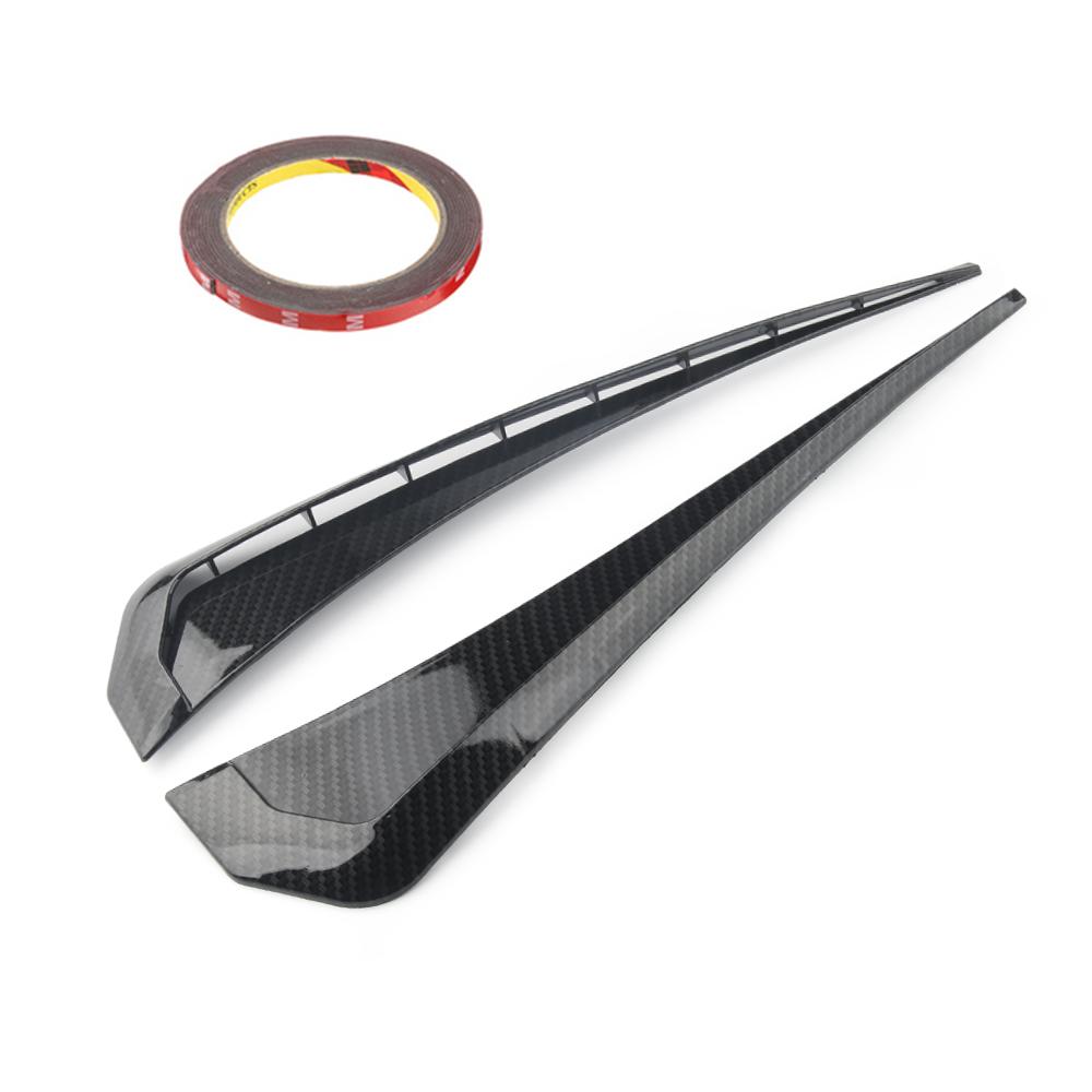2pcs/set Car Side Fender Spoiler Wind Knife Side Gills Universal Air Vent Decorative Side Wing Stickers for Honda Civic