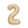 32/40inch Cream Caramel Color 1-9 Number Balloon Happy Birthday Party Decoration Balls Baby 1 2 3 Years Birthday Party Supplies