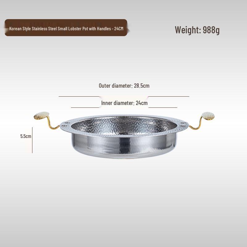304 Stainless Steel Three-Layer Hot Pot for Seafood and Meat