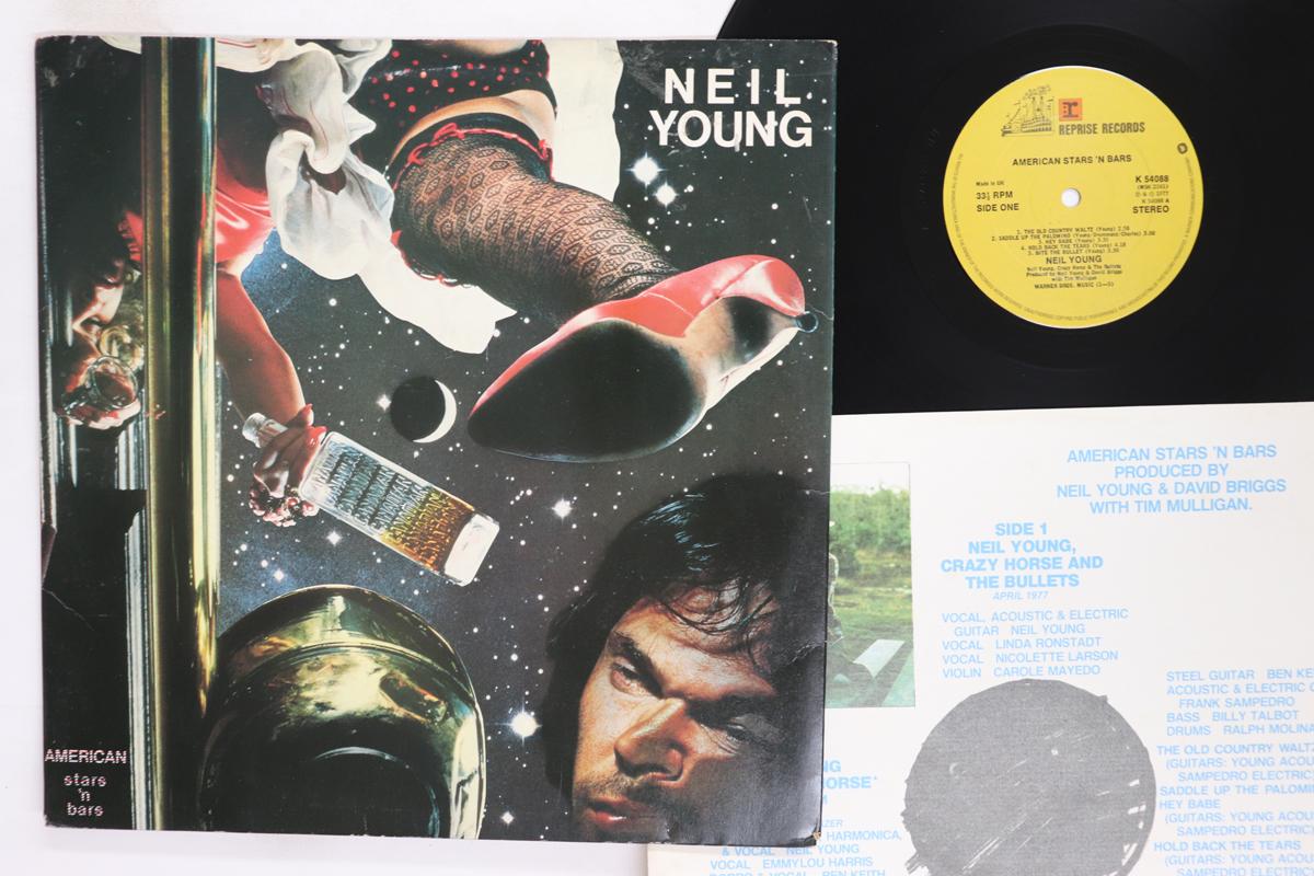 

LP Record NEIL YOUNG American Stars n Bars K54088 REPRISE 1977 UK Rock Used