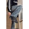 2023 West Coast High Street American Men's Trendy Hip-Hop Jeans