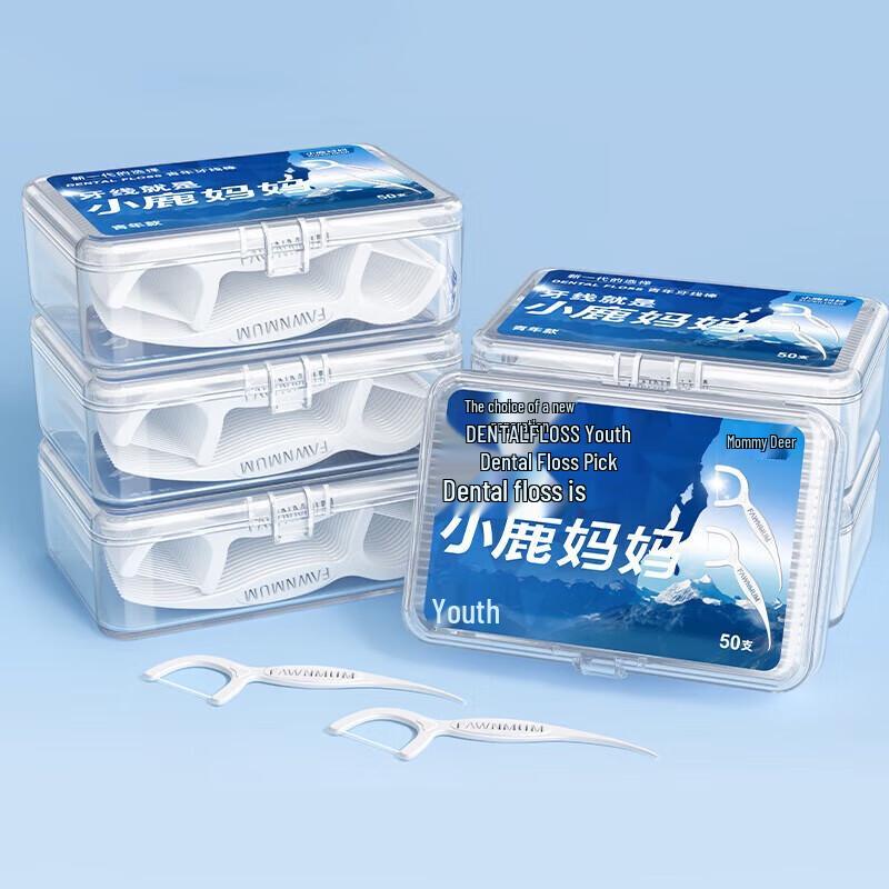 Little Deer Mom Classic Dental Floss Picks