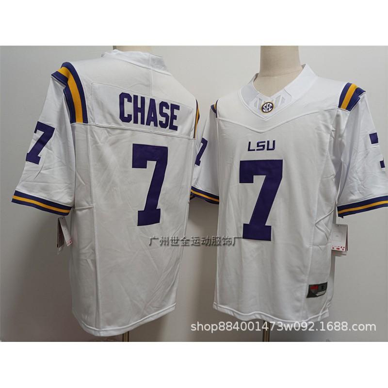 LSU Tigers Football Trikot Herren College Stil Bestickt Trainingsuniform NCAA Teamkleidung