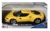 Maisto Ferrari 296 GTB Yellow Speciale Scale Special Edition Diecast Car with Display Opening and Working Suspension 1/18 Base, Doors,