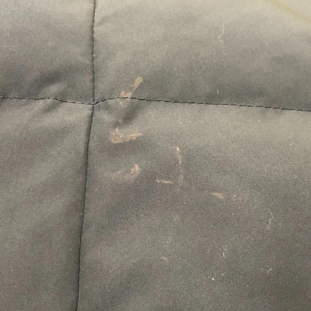 BURBERRY London Hood fur Down vest Nylon Black/SilverHardware