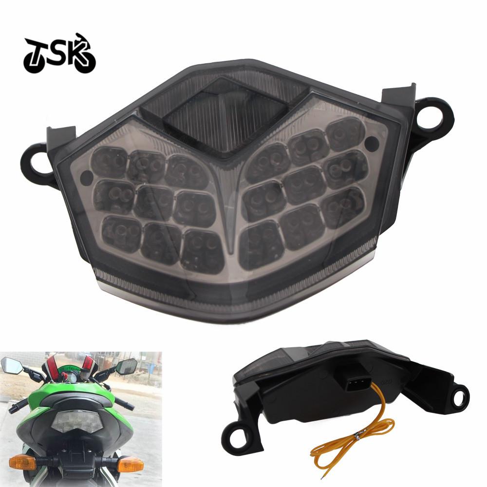 Compatible Rear Tail Light for Kawasaki Z750, Z1000, ZX-10R, ZX-6R, ZX600 Motorcycles