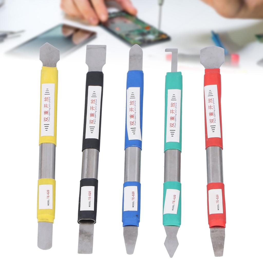 TE020 5 In 1 MultiFunction Pry Bar Glue Scraping Stainless Steel Scraper Repair Tool