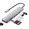 7-in-1 Type-C Portable Docking Station: Display, Charge, Screen Mirror - Aluminum Alloy