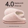 Women's Furry Cotton Slippers: Cozy, Velvet-Lined for Fall & Winter, Indoor/Outdoor, Also Available for Men
