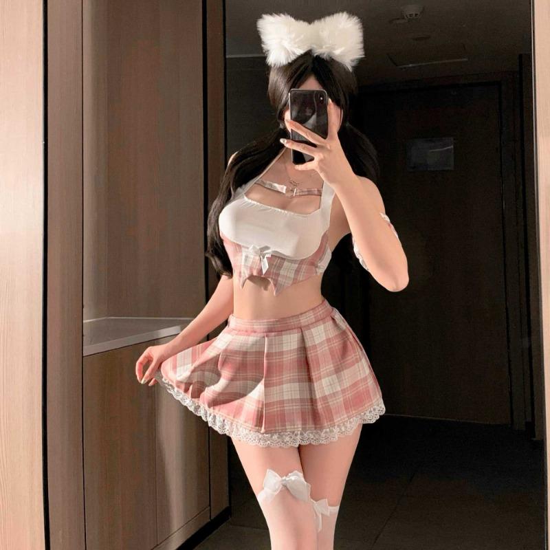 Lingerie College Style J Split Suit Sexy Student Uniform Cosplay Lolita Pure Lust Cute Woman