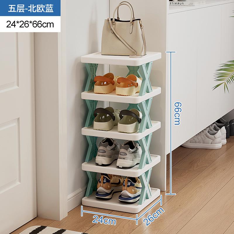 Shoe Storage Rack Is Simple for Home Use Simple for Doorstep, Modern Shoe Rack Indoor Multi-layer Foldable Shoe Cabinet