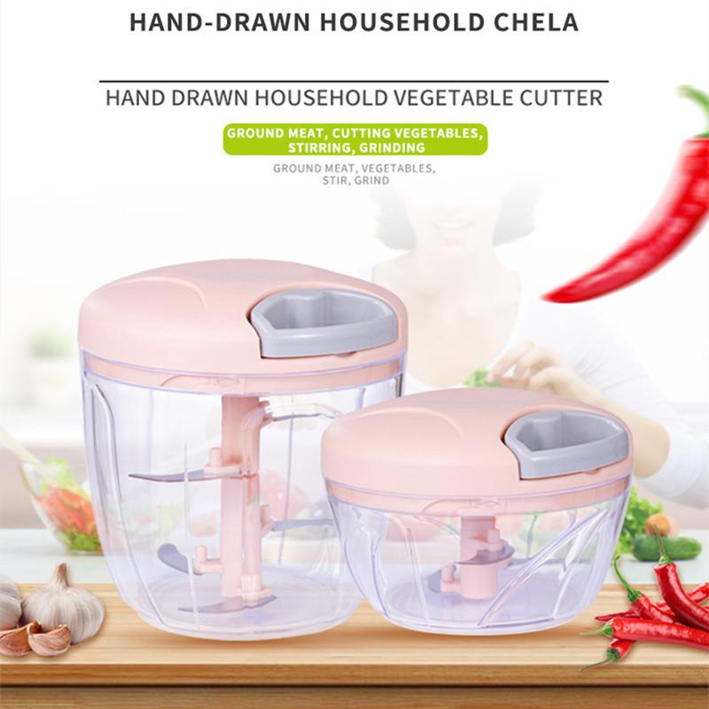 Ruční mlýnek na maso Sekáček na česnek Ruční tahací lis Drtič Struhadlo na jídlo Mlýnek na zeleninu Kráječ na chilli Mačkadlo pro kuchyňské nářadí