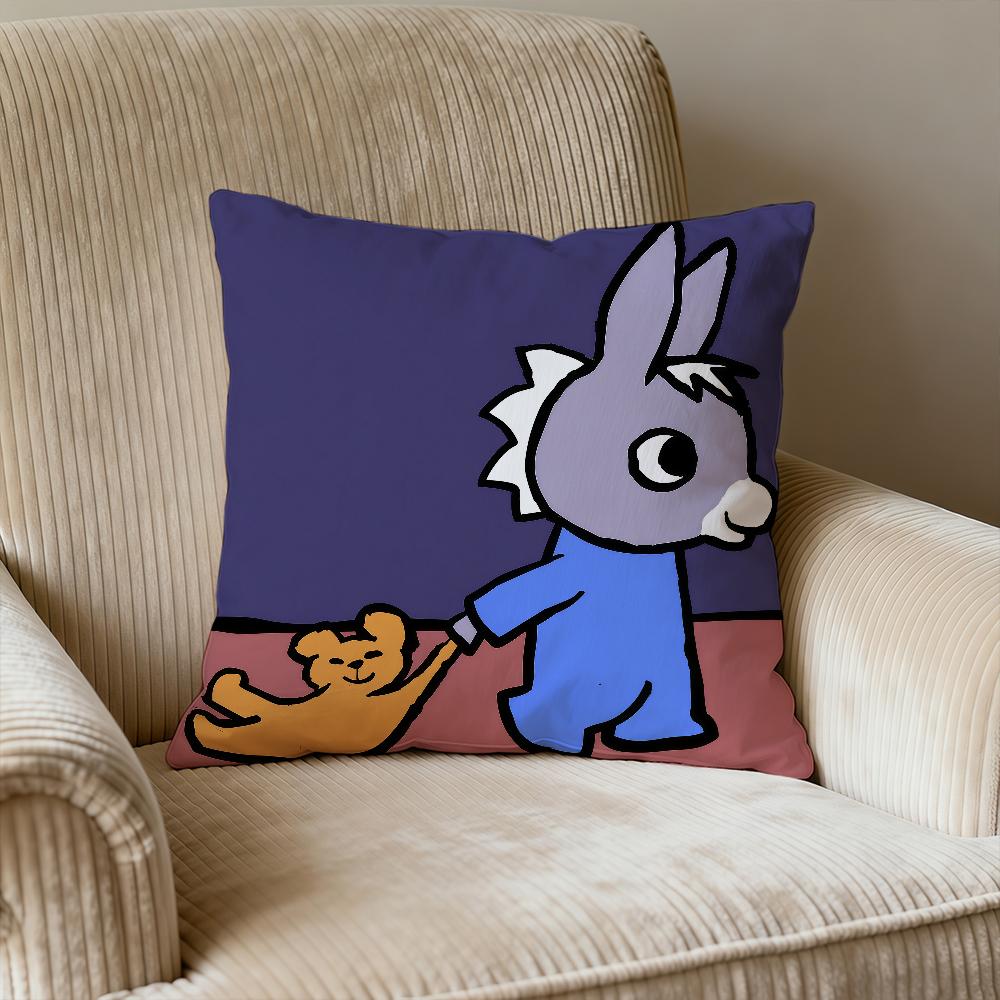 T-TTrotroS 2004 Cartoon Kissenbezug Outdoor Sofa Dekorativ Quadratisch Wohnzimmer Schlafzimmer Auto