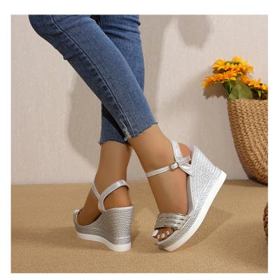 Fashion Women's Sandals Summer Shoes Women's Wedge Sandals Platform Shoes High Heels Designer Sandals Comfortable Women's Shoes