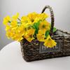 Artificial Morning Glory Floral Table Decoration – Creative Handcrafted Plastic Flowers for Living Room & Wine Cabinet Decor