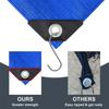 PE Rainproof Tarp Camping Tent Sunshade Cloth Portable Waterproof Awning Dust Cover Large Tarpaulin Outdoor Sunshade Sail Tarp
