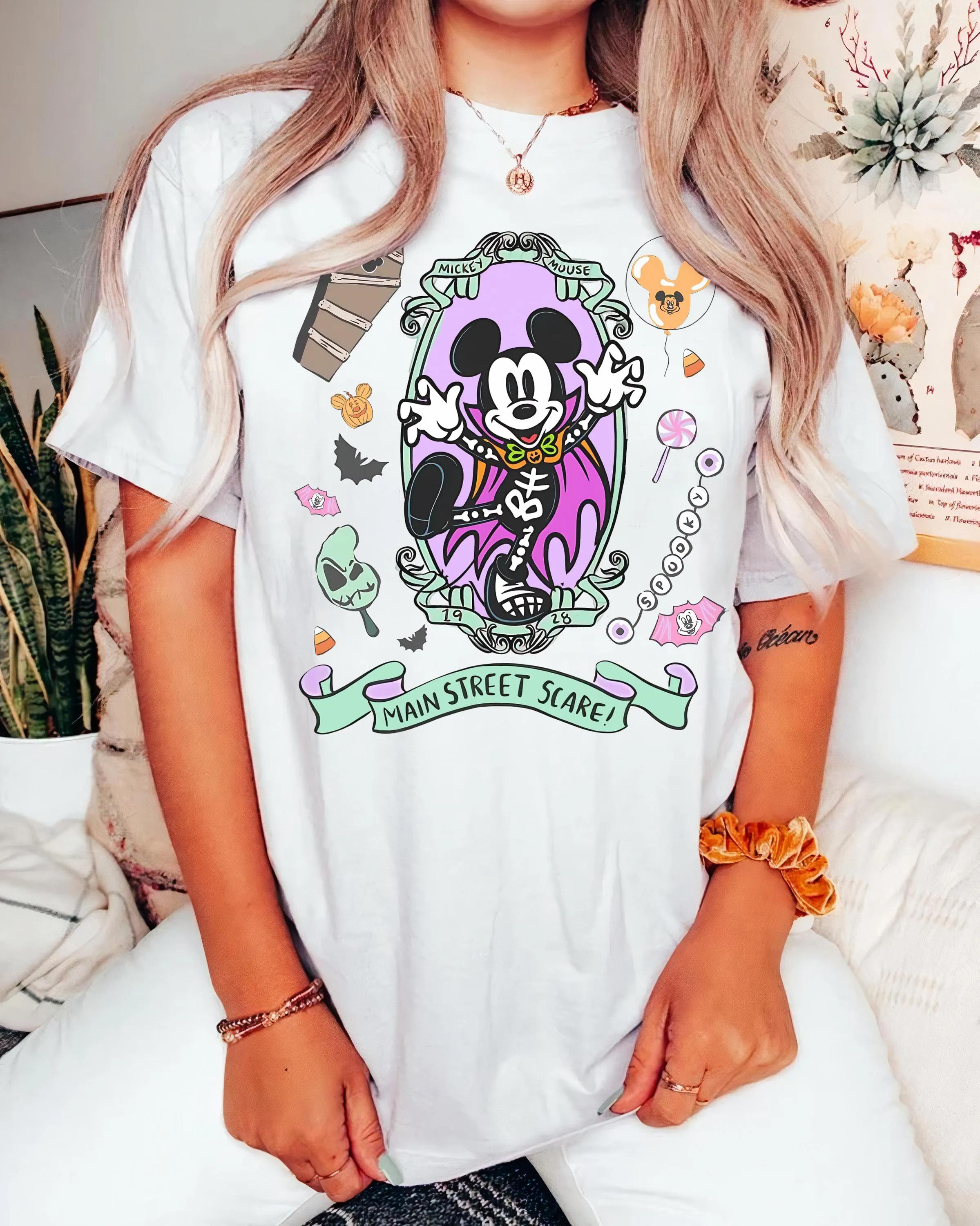 Disney Mickey Costume Vampire Halloween Spooky TShirt Halloween Vampire Shirt Disneyland Family Matching Shirt S