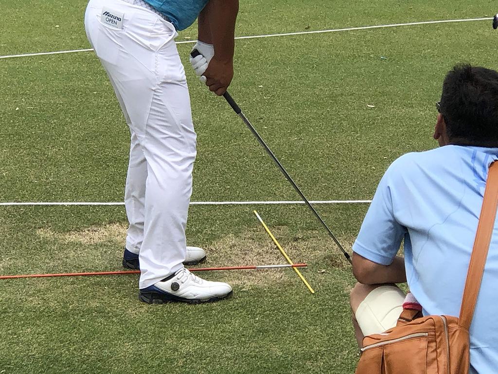 Tour AD Swing Practice Alignment Stick, Graphite Design VF Model (Black/Red)