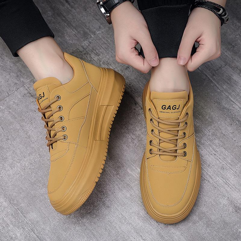 Men's board shoes Guochao retro little white shoes men's travel lightweight thick-soled foam soles niche versatile factory direct sales shoes