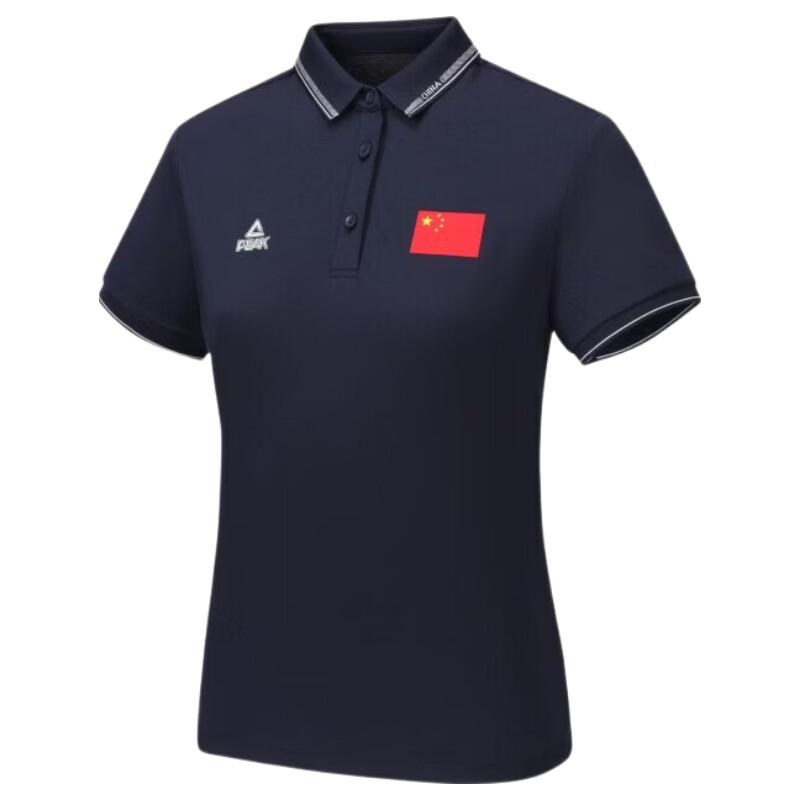 

Peak Women s Polo Short Sleeve T-Shirt TF638688 XS
