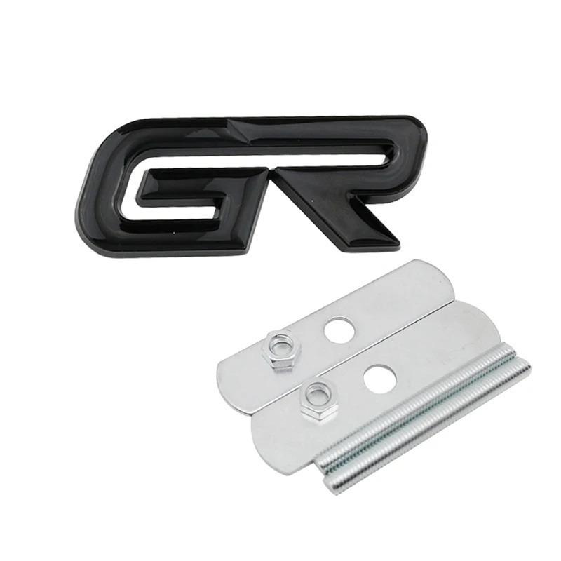 3D Metal Car Logo Emblem Badge for Toyota GR Sport C-HR RAV4 Prado Prius Avensis Front Grille Rear Trunk Sticker Accessories