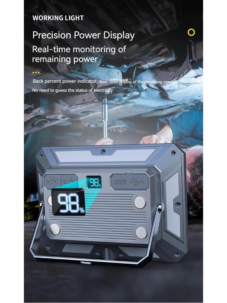 LED Camping Tent Light Rechargeable Searchlight High Power Outdoor Emergency Lighting Waterproof Portable Hanging Night Lamps