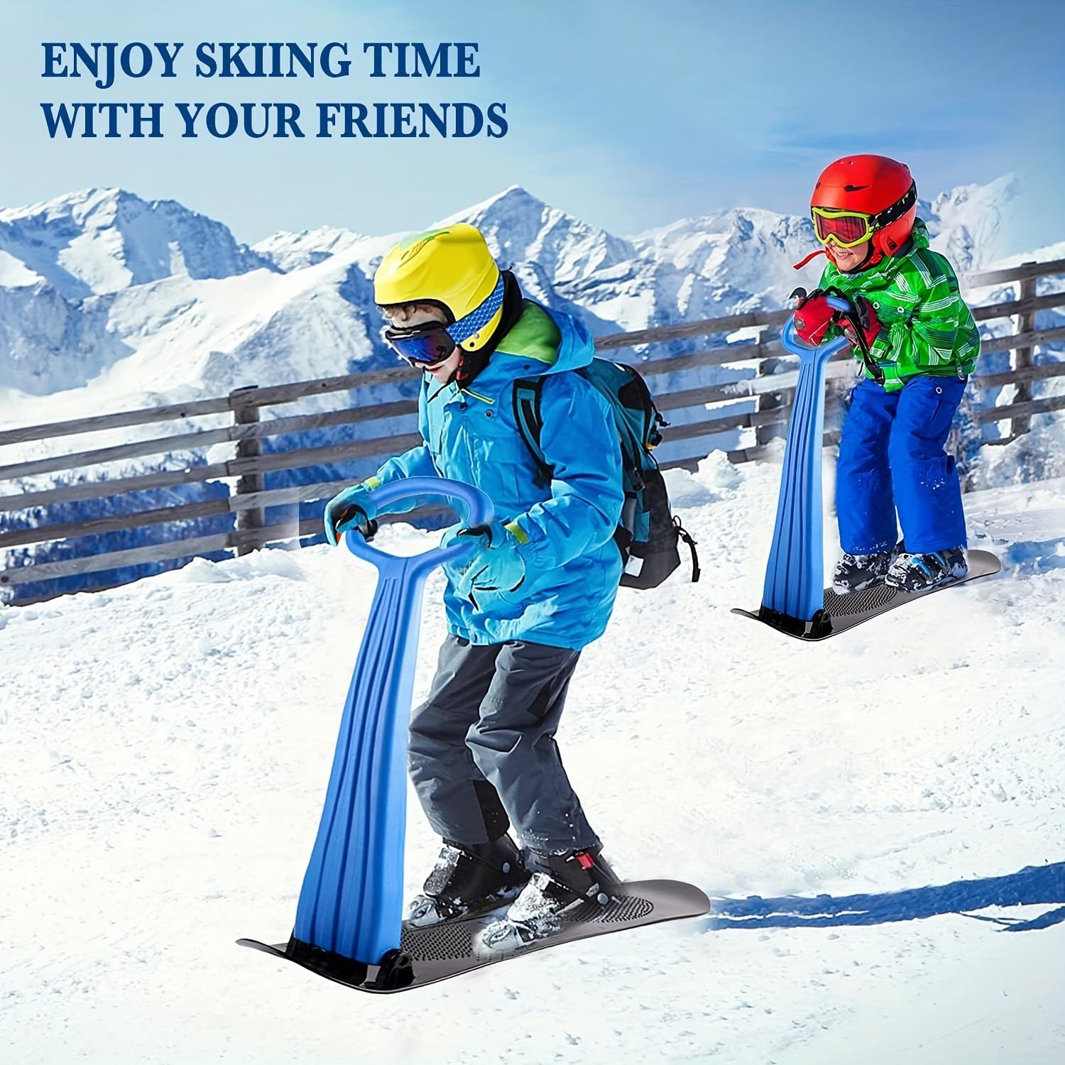 Sci Da Neve Per Passeggino – Convertibile In Slitta Per Bici Senza Pedali, Carrelli Da Golf E Passeggini, Adatto A Ruote 12-50 Cm (1 Pezzo)