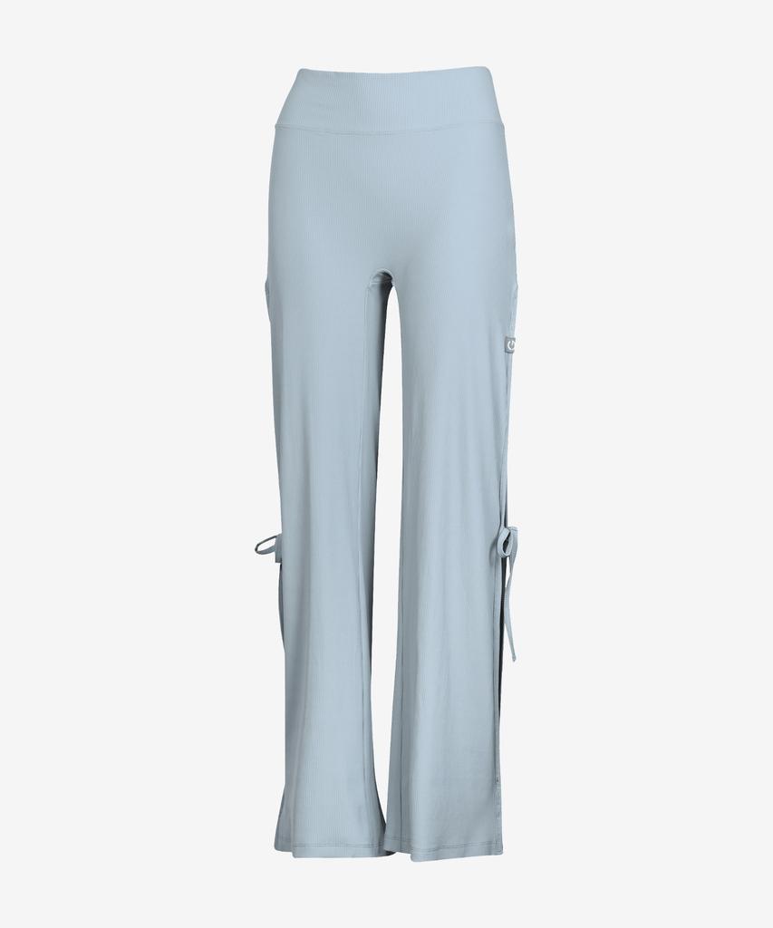 GRANDE LINE Elflex Rib Side Slit Wide Pants_5 Colors