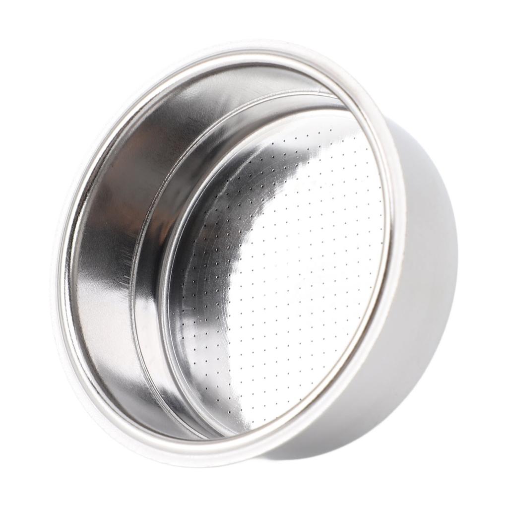 3pcs 51mm Filter Basket Reusable Stainless Steel Coffee Filter Double Layer 2 Cups Coffee Portafilte