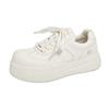 Fashion 2025 Spring Chunky Platform Sneakers for Women Retro Style Thick-Sole Casual Shoes Versatile White Sneakers Ins Trendy Must-Have